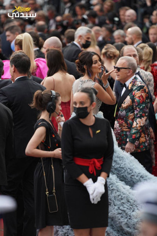 Mahlagha Jaberi at the premiere of "Top Gun: Maverick" - Cannes Film Festival 