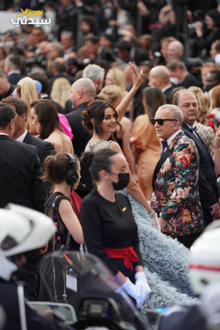 Mahlagha Jaberi at the premiere of "Top Gun: Maverick" - Cannes Film Festival 