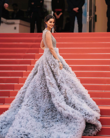 Mahlagha Jaberi at the premiere of "Top Gun: Maverick" - Cannes Film Festival 