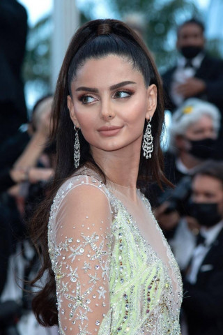 Mahlagha Jaberi at the premiere of "France" during the Cannes Film Festival 