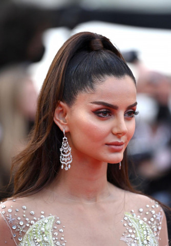 Mahlagha Jaberi at the premiere of "France" during the Cannes Film Festival 