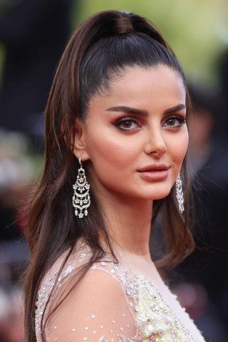 Mahlagha Jaberi at the premiere of "France" during the Cannes Film Festival 