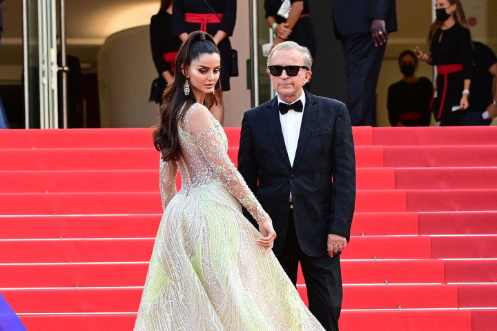 Mahlagha Jaberi at the premiere of "France" during the Cannes Film Festival 