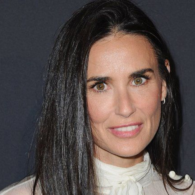 Actress Demi Moore on a date with her girlfriend