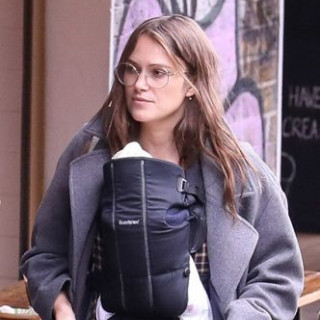 Keira Knightley went out for a walk with her newborn daughter