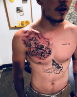 19-year-old Brooklyn Beckham surprised with his huge tattoo (PHOTO)