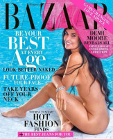 Demi Moore laid bare for Harper's Bazaar