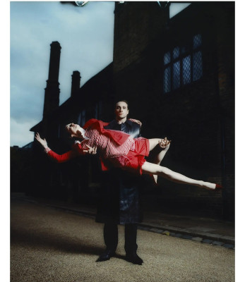 Aaron Johnson & Emma Corrin for WWW