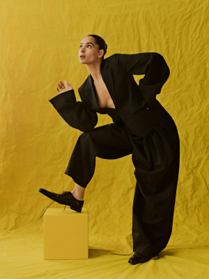 Adria Arjona for Glamour Spain April 2025