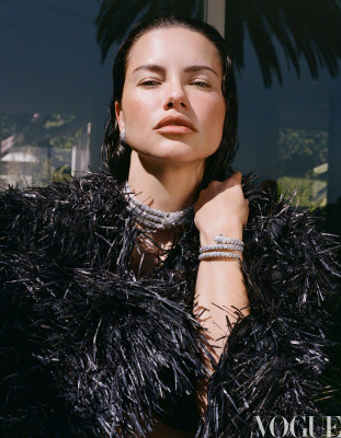 Adriana Lima for Vogue China July 2025