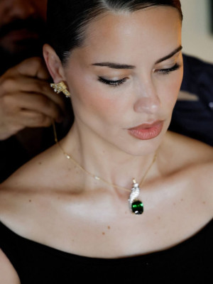 Adriana Lima at Tiffany & Co Celebrates the Launch of Blue Book 2025 in New York