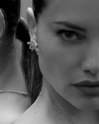 Adriana Lima at Tiffany & Co Celebrates the Launch of Blue Book 2025 in New York