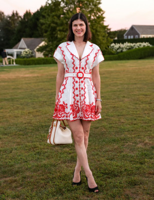 Alexandra Daddario – at Bridge Hampton Gala August 2025