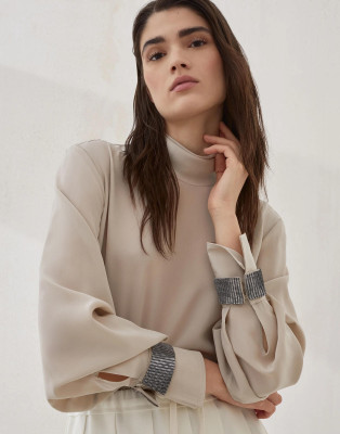 Alexandra Micu for Brunello Cucinelli Fall 2025