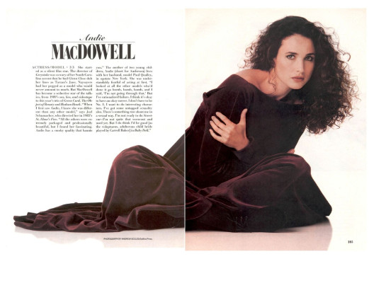 photo 27 in Andie Macdowell gallery [id216103] 2009-12-18 00:00:00