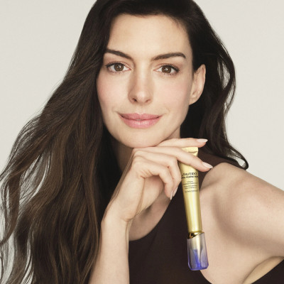 Anne Hathaway for Shiseido Vital Perfection Campaign 2025