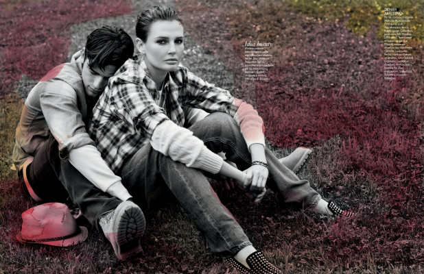 Bridget Hall for Elle Italia November 2009 by Matt Jones