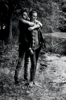 Bridget Hall for Elle Italia November 2009 by Matt Jones