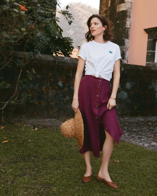 Cameron Russell for Simons