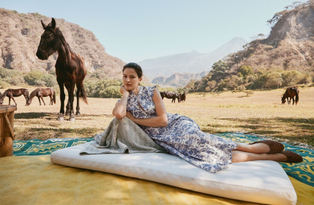 Cameron Russell for Simons