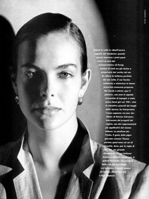 Carole Bouquet for Vogue Italia 03-1984