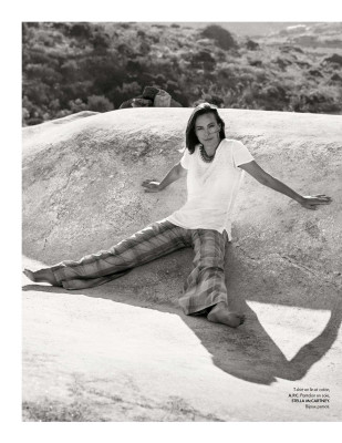 Carole Bouquet for ELLE 14-08-2015