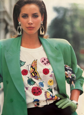Christy Turlington for Escada Catalog SS 1988