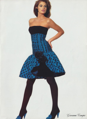 Cindy Crawford for Escada Catalog Fall Winter 1988