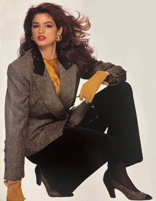 Cindy Crawford for Escada Catalog FW 1989