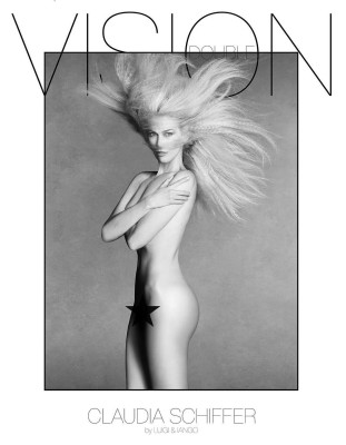 Claudia Schiffer for Double Vision FW 2024.25 by Luigi & Iango