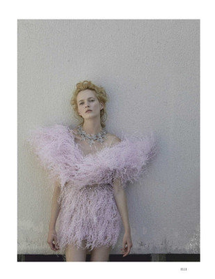 Daria Strokous for Elle Russia December 2018 by DAVID DUNAN