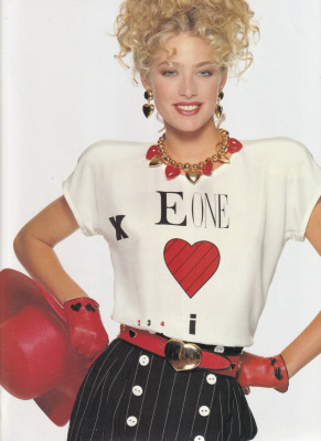 Elaine Irwin for Escada spring summer 1990