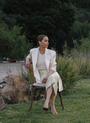 Emilia Clarke for Global Brand Ambassador Pegasus Distillerie 2024