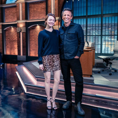 Emma Stone – at Late Night With Seth Meyers October 2025