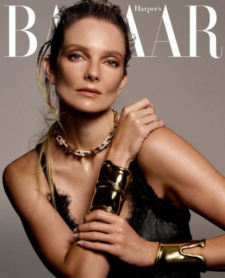 Eniko Mihalik for Harper's Bazaar SG Beauty by Yu Tsai