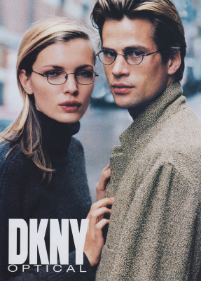 Esther Canadas for DKNY FW 1997.98 with Mark Vanderloo by Peter Lindberg
