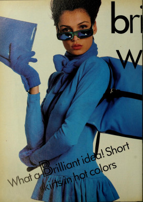 Famke Janssen for MADEMOISELLE US Sept 1987