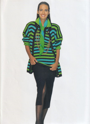 Gail Elliot for Escada spring summer 1990