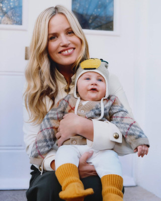 Georgia May Jagger ~ Burberry Mothers Day 2025 Campaign by Laura Jane Coulson