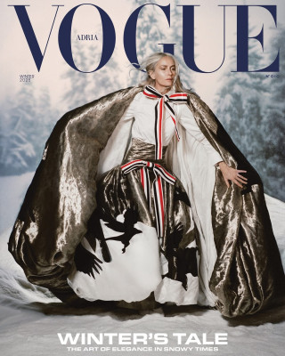 Georgina Grenville ~ Vogue Adria Winter 2025 by Fabrizio del Rincon