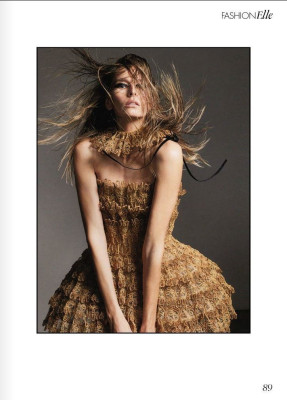 Hana Soukupova for Elle CZ 04.2025 by Greg Kadel