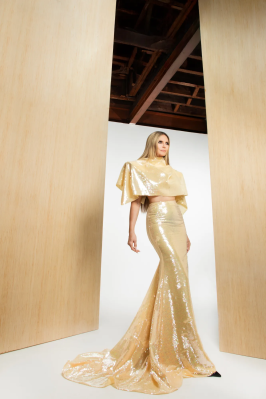 Heidi Klum for Christin Sirano resort 2025