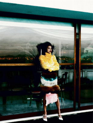 Irina Sheik for Vogue Bz by  Luffré