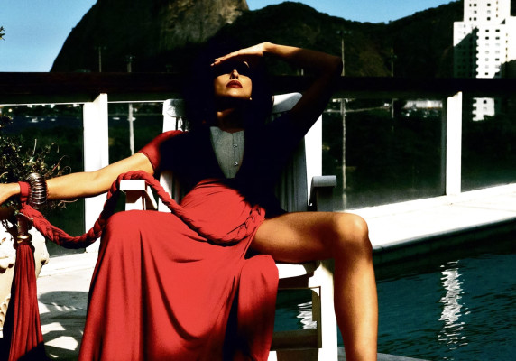 Irina Sheik for Vogue Bz by  Luffré