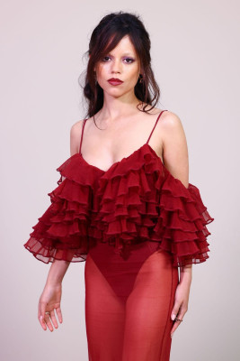 Jenna Ortega at Givenchy S/S 2026 Fashion Show PFW October 2025