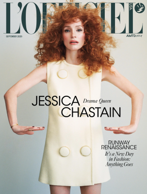 Jessica Chastain for L`officiel september edition 2025