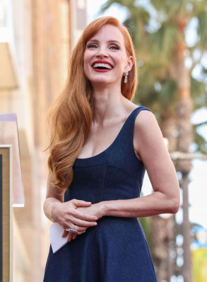 Jessica Chastain – at Her Hollywood Walk of Fame Star Ceremony September2025