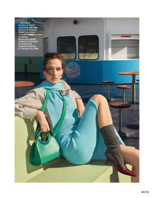 Josephine Le Tutour ~ Madame Figaro Septembre 2024 by  Kourtney Roy