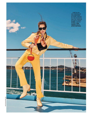 Josephine Le Tutour ~ Madame Figaro Septembre 2024 by  Kourtney Roy