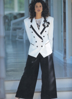 Kara Young for Escada SS 1990